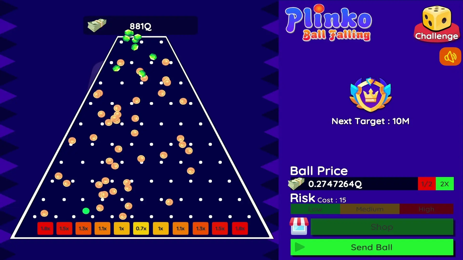 plinko ball gaming